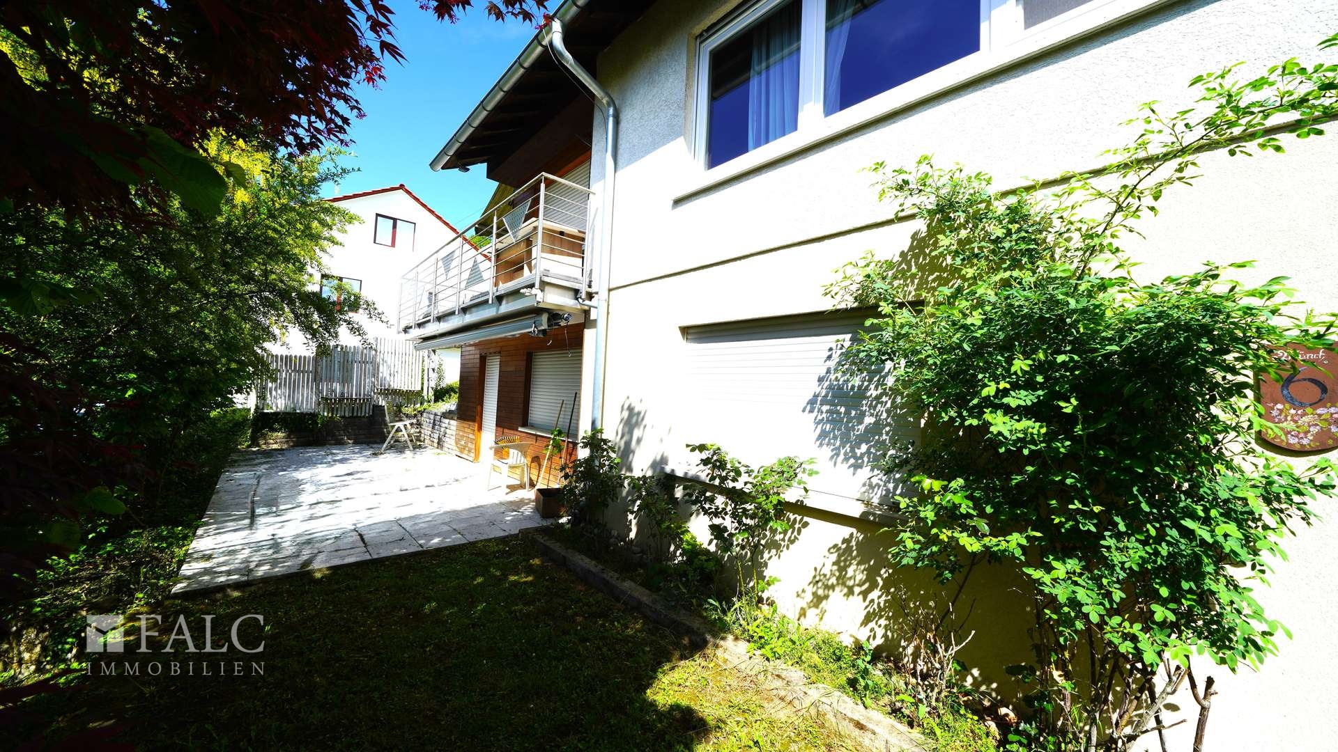 Balkon und Terrassenansicht UG